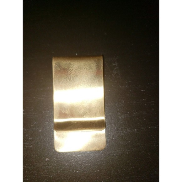 Vintage men's gold tone money clip - Picture 5 of 5